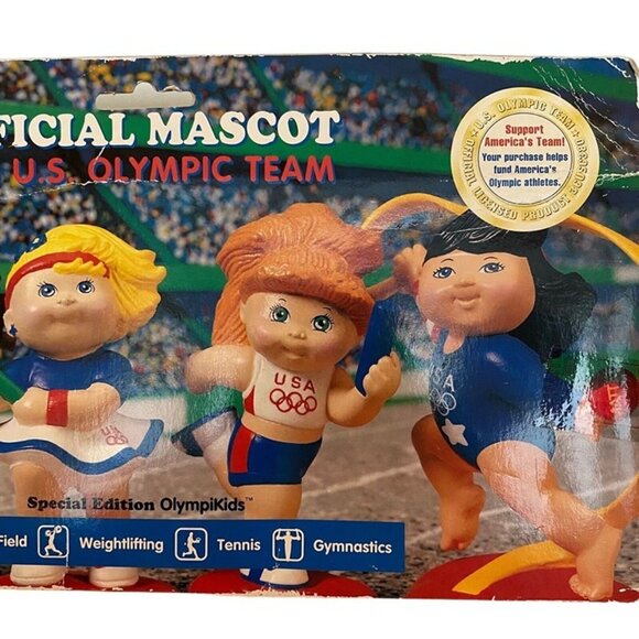 Cabbage Patch Kids Olympikids Special Edition 1996 Olympic Team Set of 4 SEALED - Picture 9 of 9